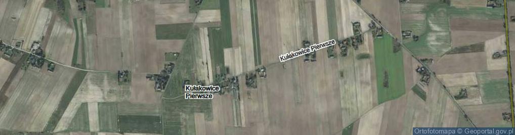 Zdjęcie satelitarne Kułakowice Pierwsze ul.